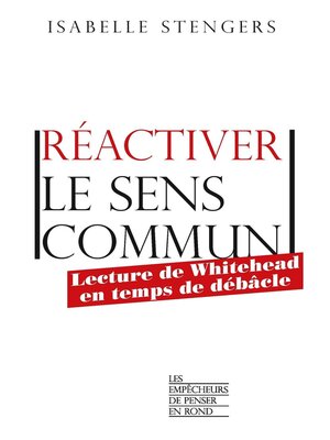 cover image of Réactiver le sens commun